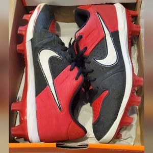 NIKE alpha huarache baseball cleats, size 5.5Y